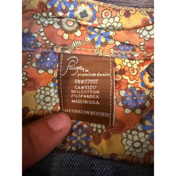 Paige Women Shorts 31 Regular Denim Casual Blue - Picture 4 of 8